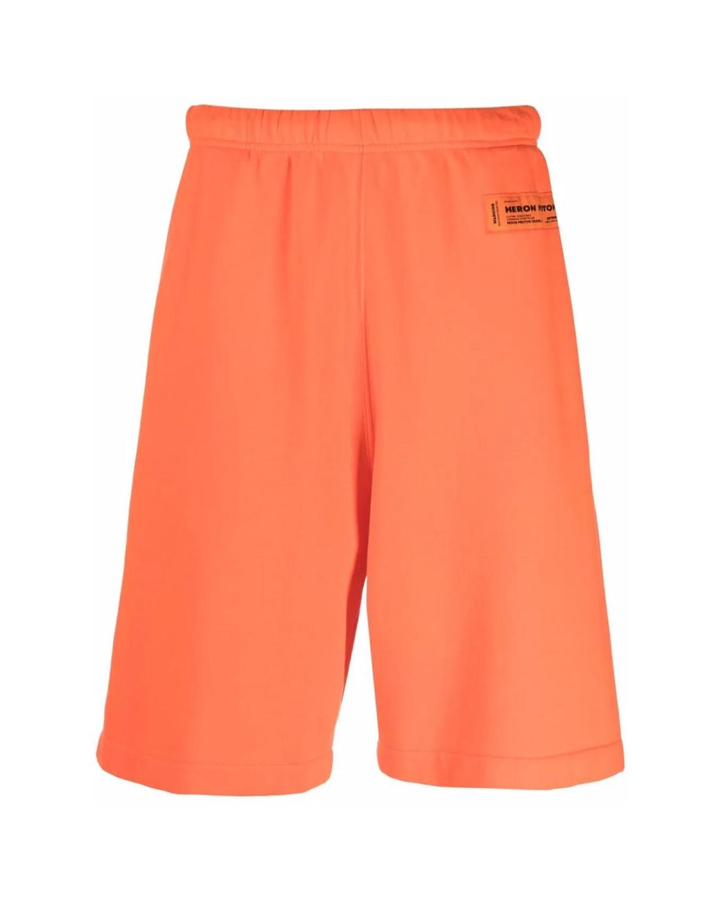 Heron Preston Black Logo Recycled Sweat Shorts Clothing Pants for men