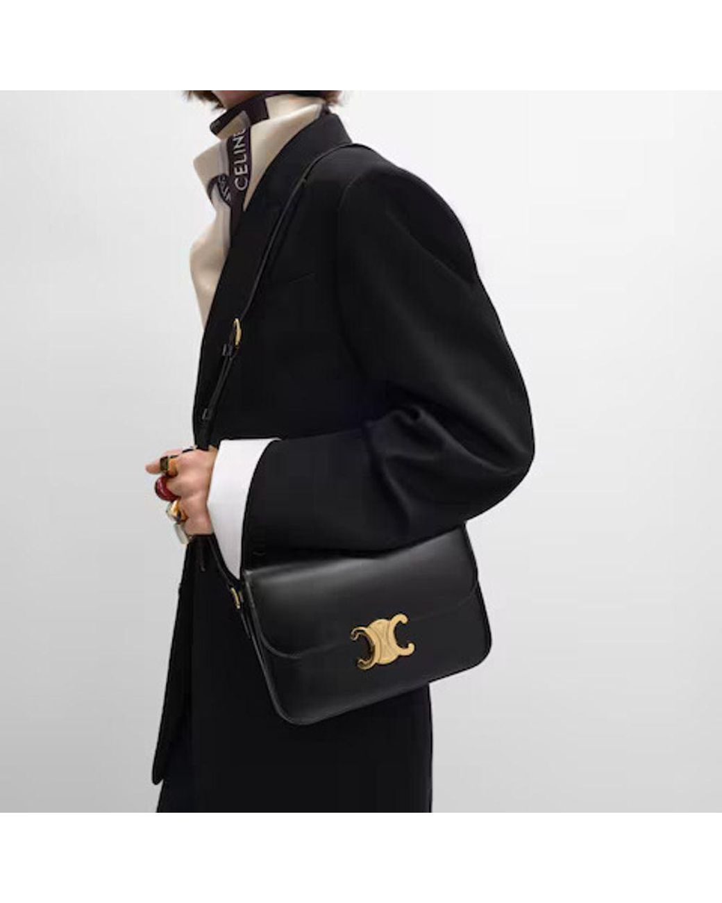 Céline Black Celine E25 Shoulder Bag