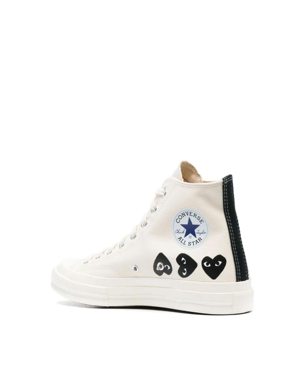 Comme des Garçons White Comme Des Garã§Ons Play X Converse Chuck 70 Hi Sneakers Shoes for men