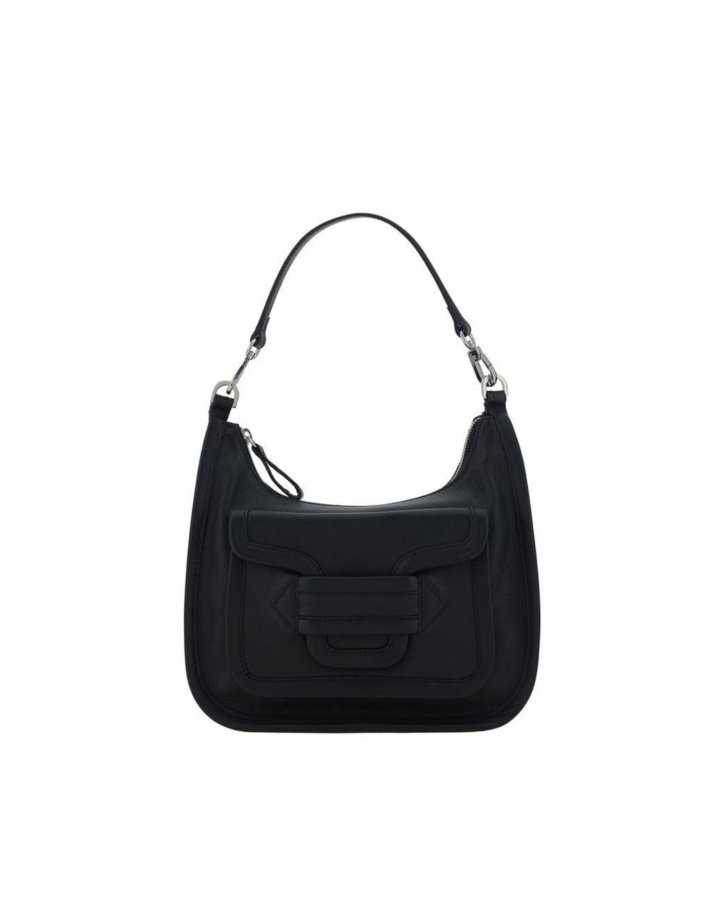 Pierre Hardy Black Calf Leather Bos Taurus Shoulder Bag