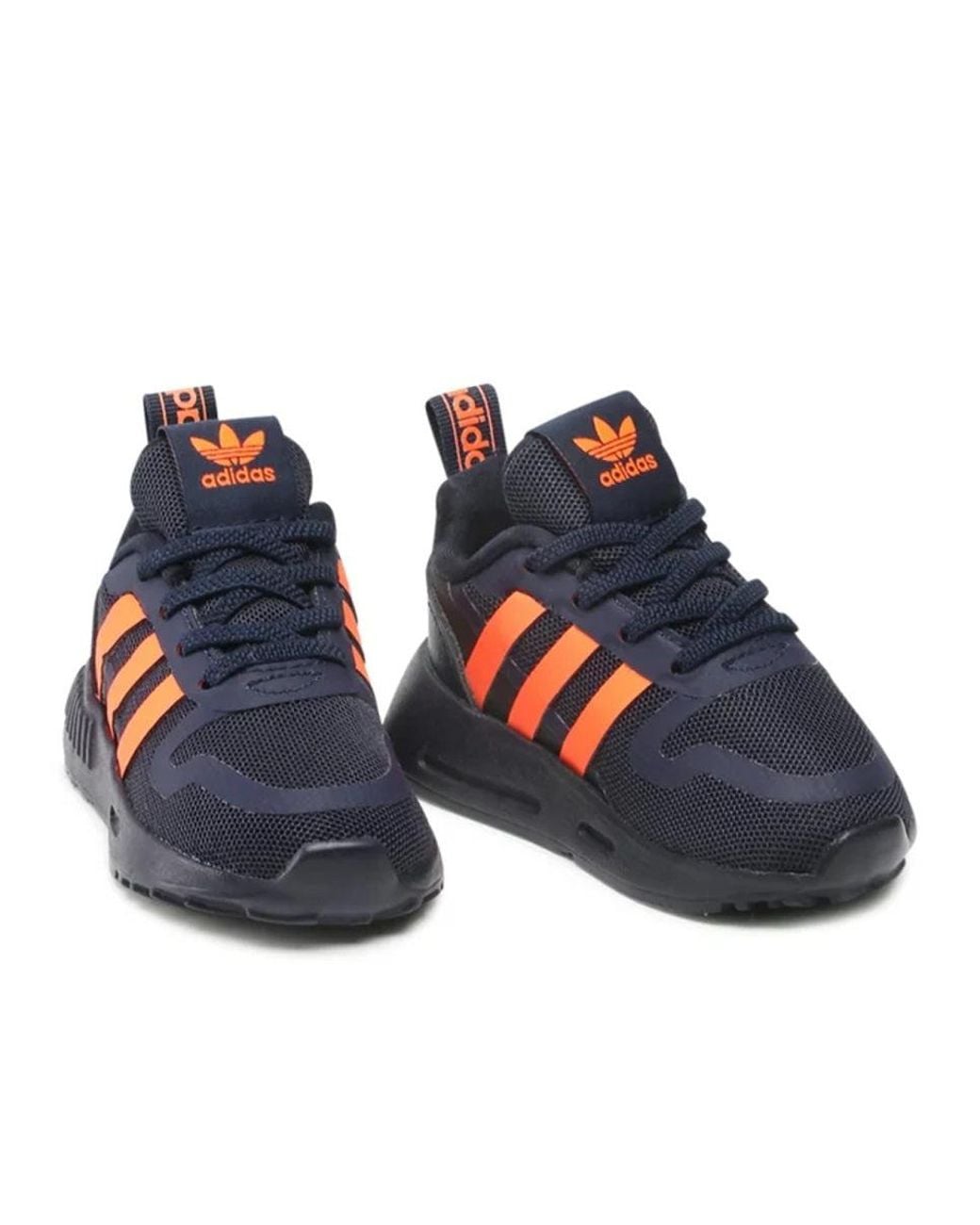 Adidas Blue Adidas Logo-Detailed Trainer for men