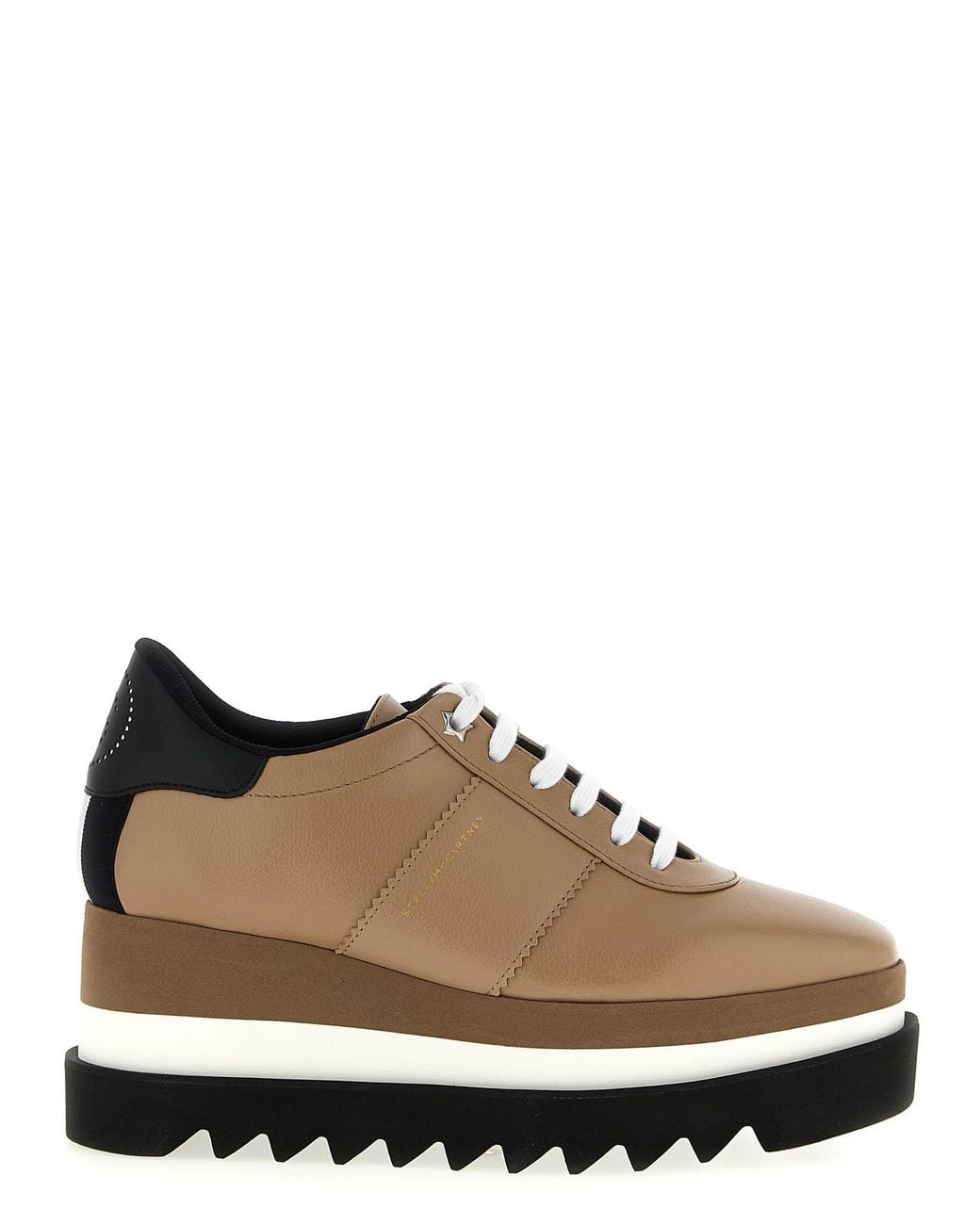Stella McCartney Brown Polyethylene Wedge Sandals