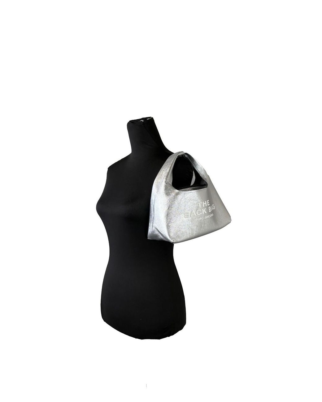 Marc Jacobs Black Leather The Mini Sack Bag Purse