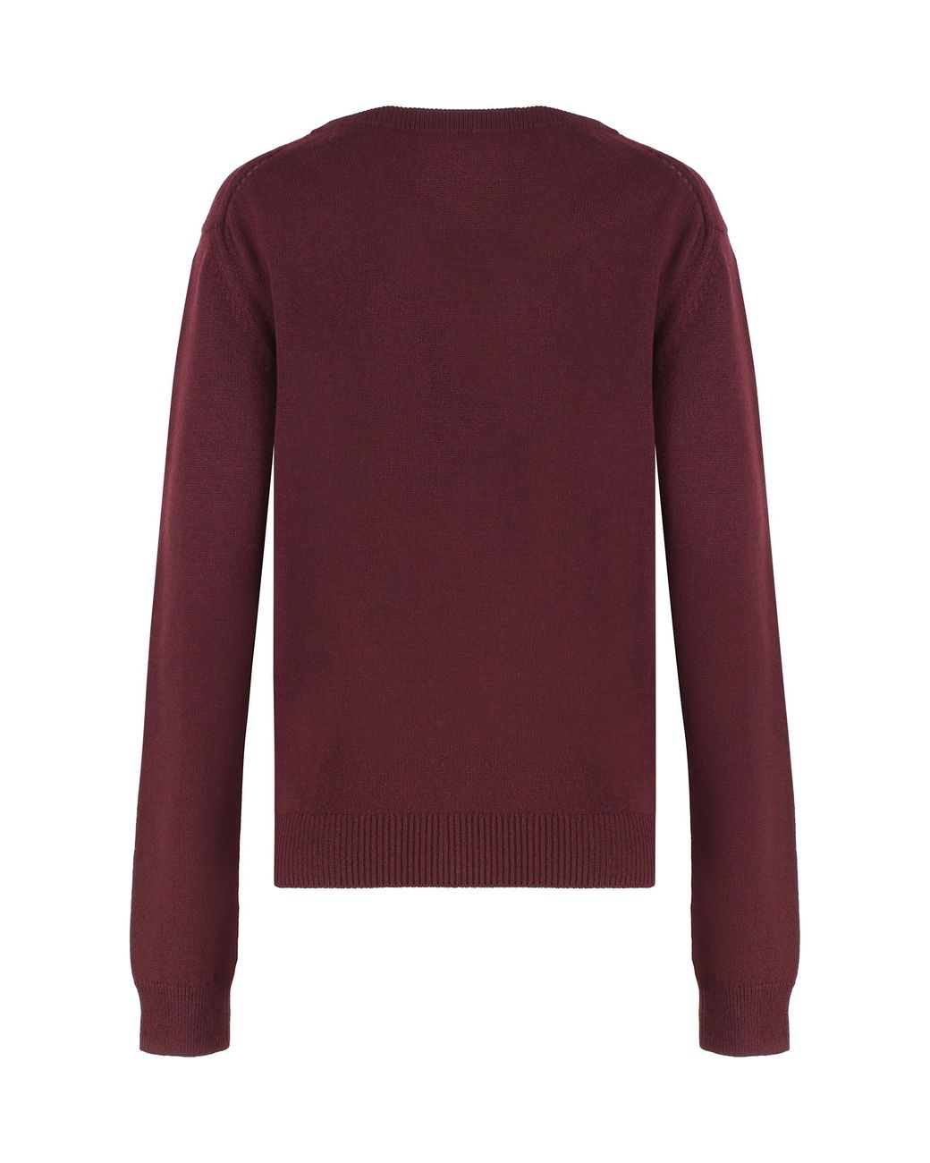 Céline Purple Crew-Neck Cashmere Sweater