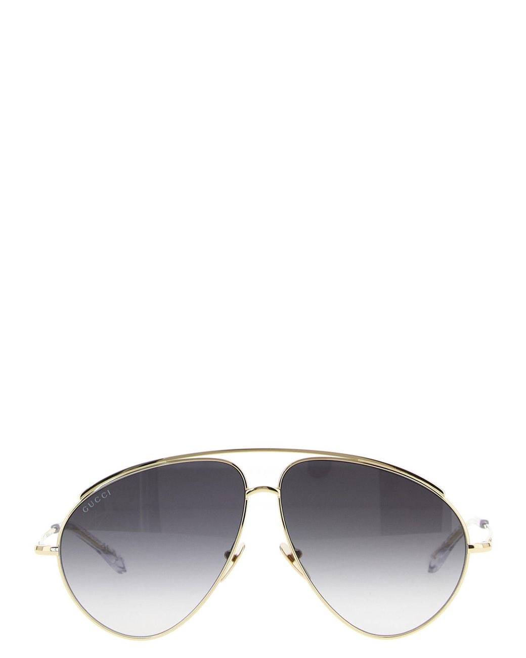 Gucci Gray 'Aviator' Sunglasses