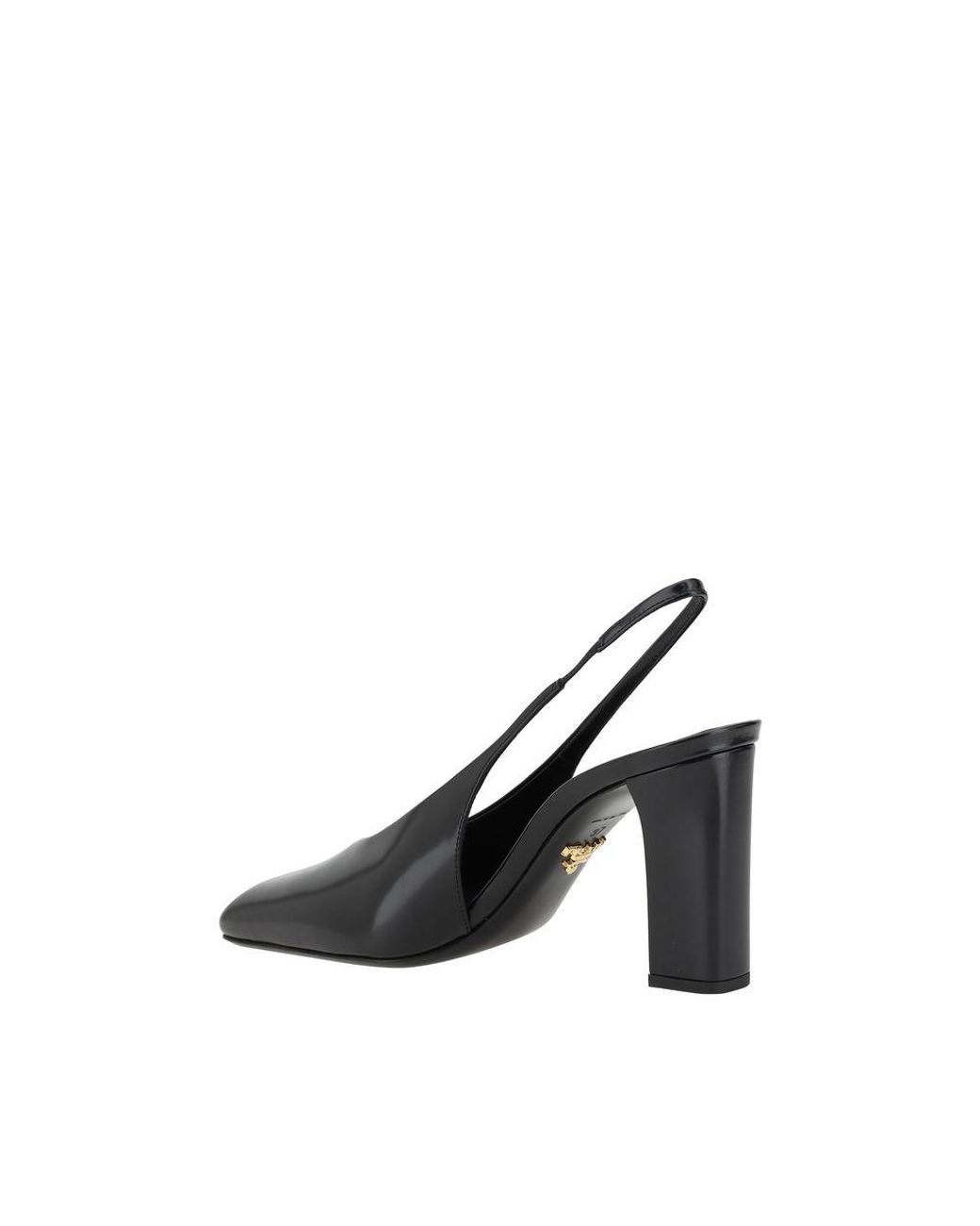 Prada Black Calf Leather Pumps