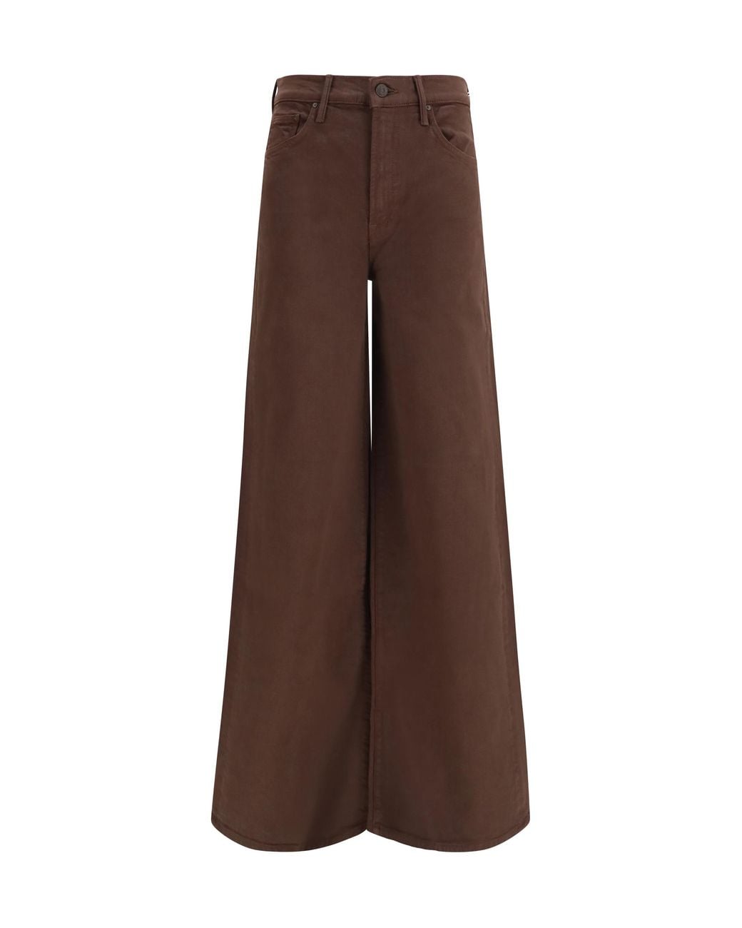 Mother Brown The Undercover Sneak Jeans Cotton