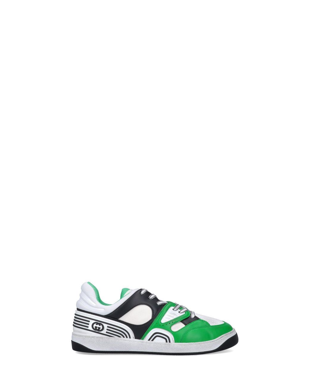 Gucci Basket Sneakers in Green for Men | Lyst