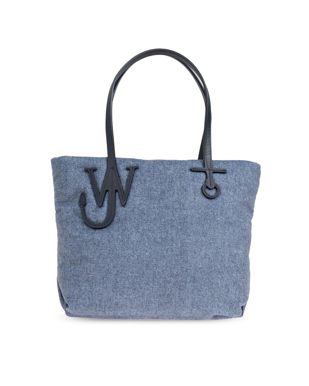 J.W. Anderson Blue Small Puffy Anchor Logo Tote Bag