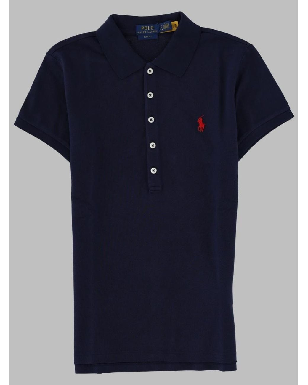 Polo Ralph Lauren Blue Polo Shirt With Embroidered Logo T-Shirts And Polos