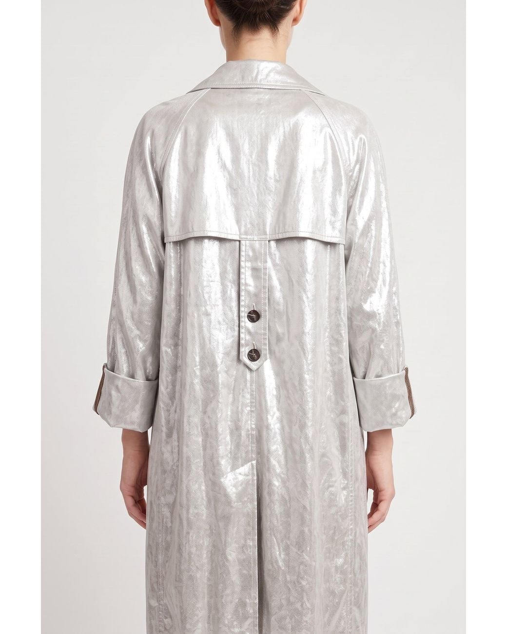 Brunello Cucinelli Natural Light Long Coat