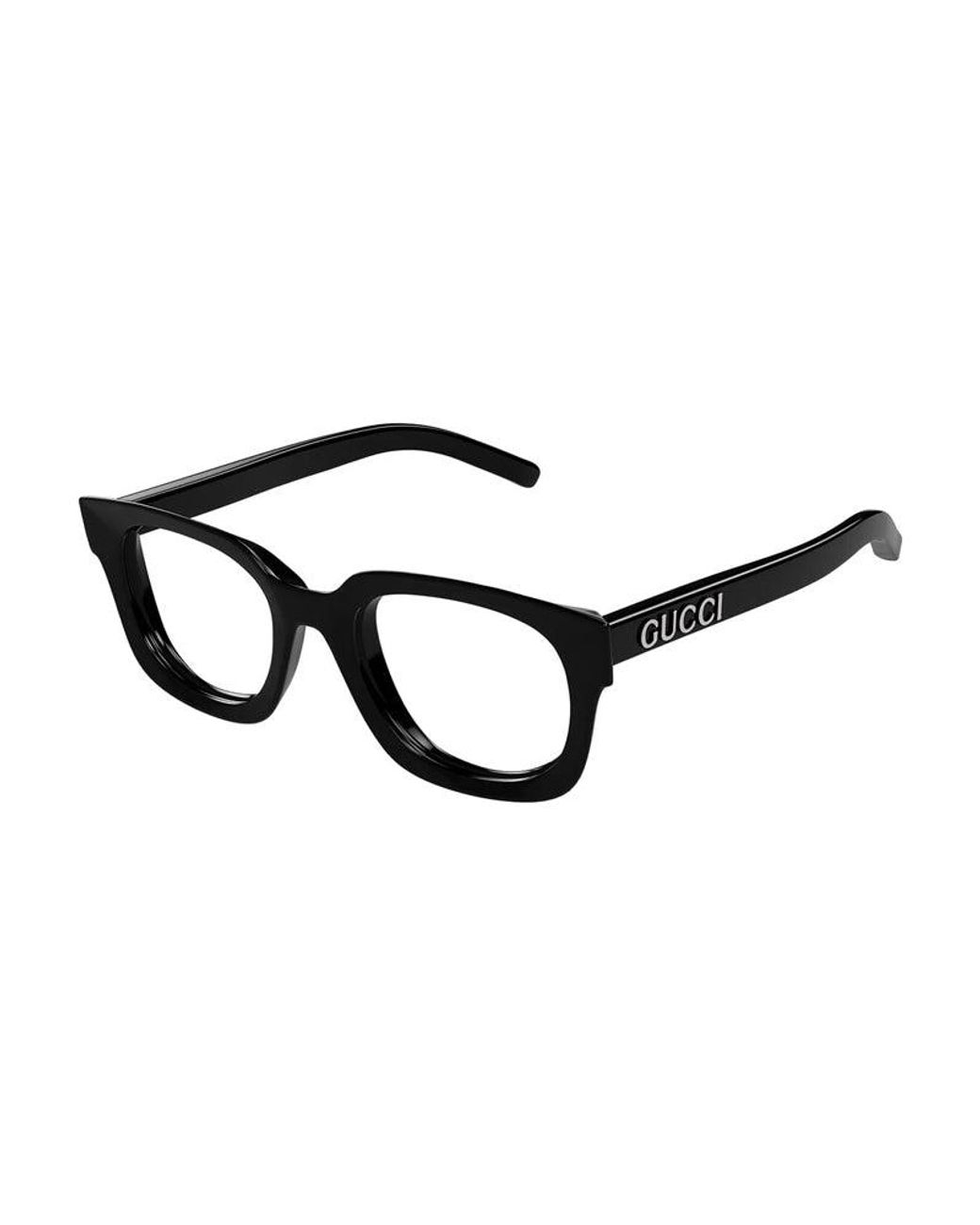 Gucci Black Eyeglasses Square Full Rim, Frame And Clear Demo Lenses Lens Gg1721O001 Sunglasses