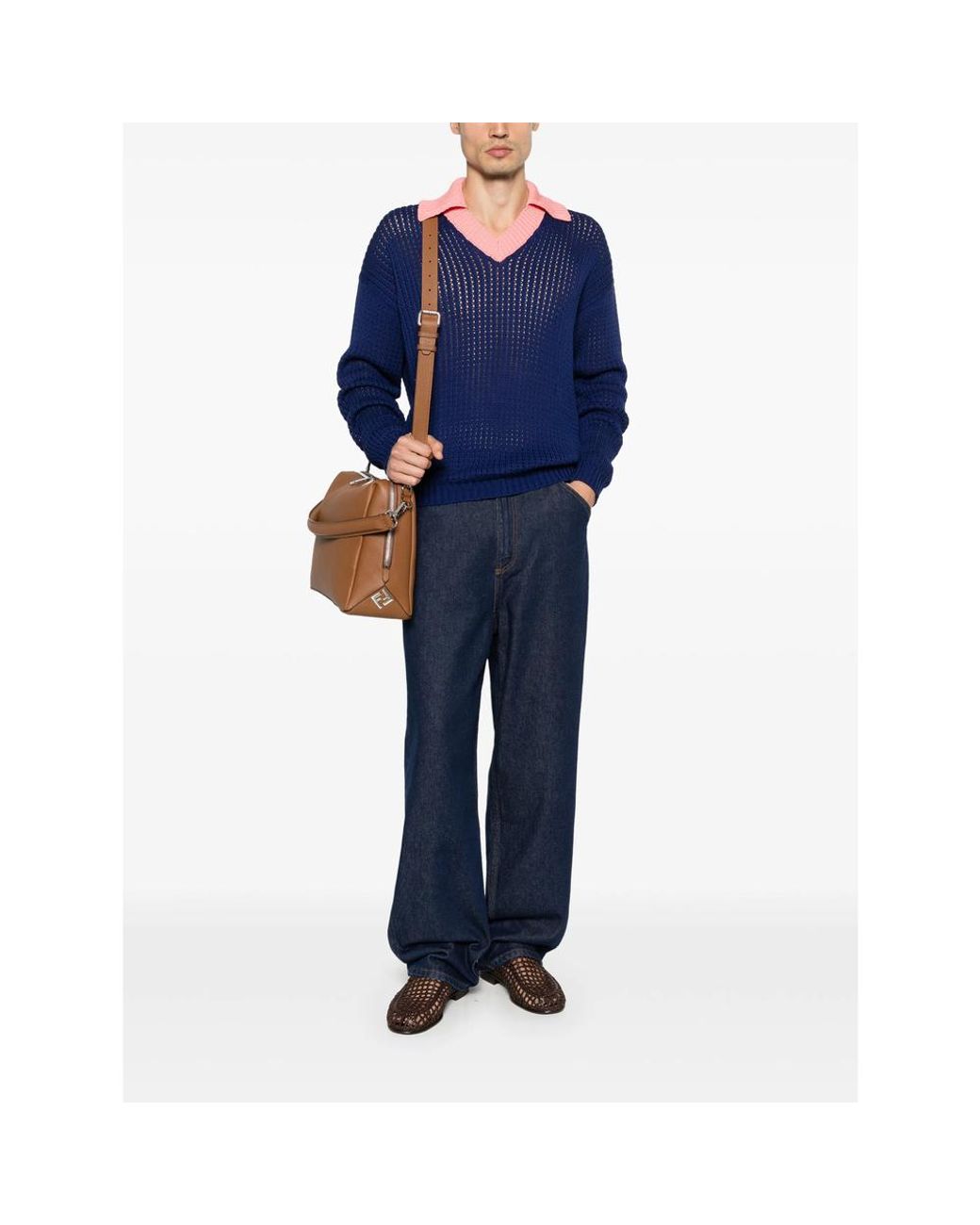 Fendi Blue Sweaters & Knitwear for men