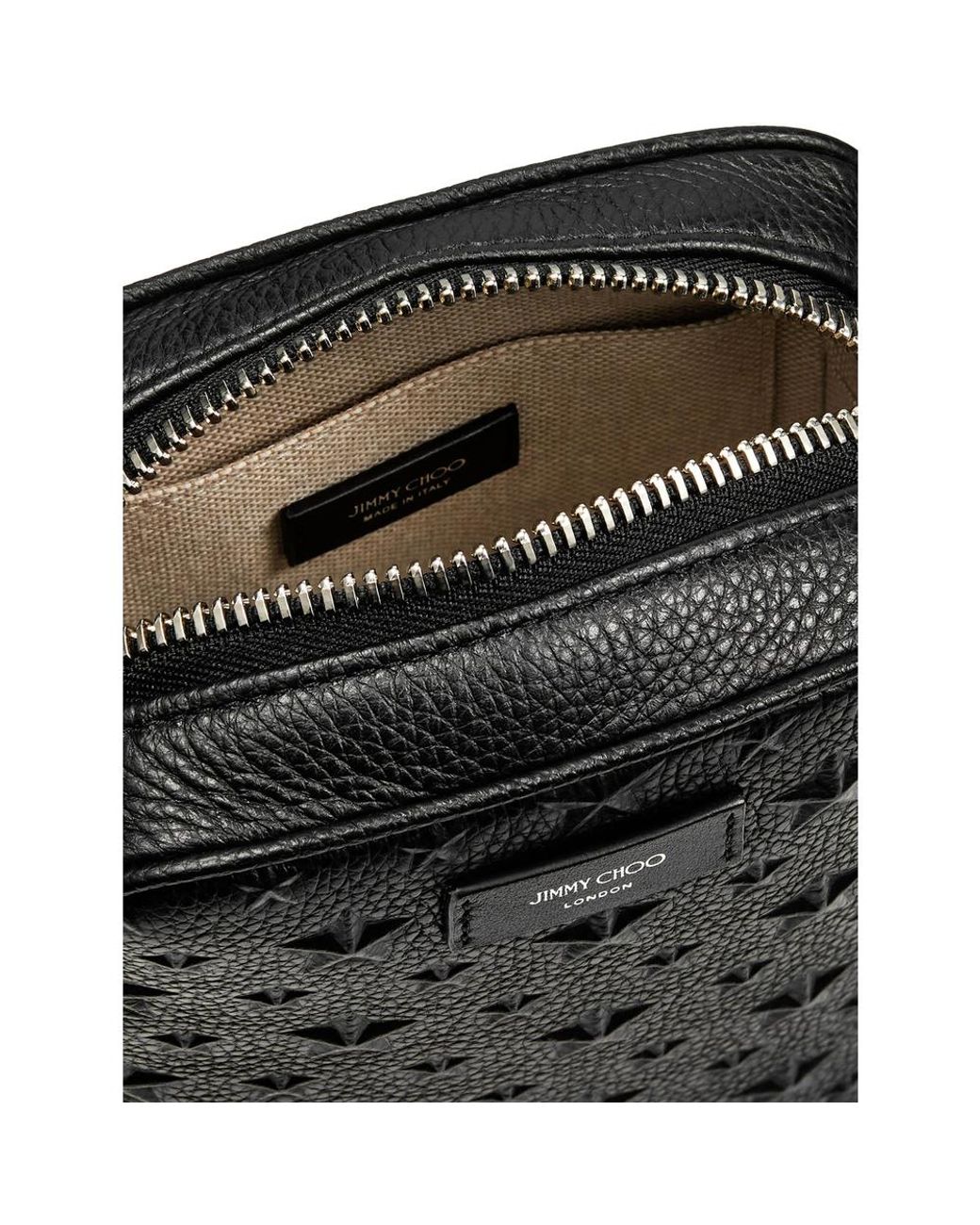 Jimmy Choo Black Messenger Bags for men