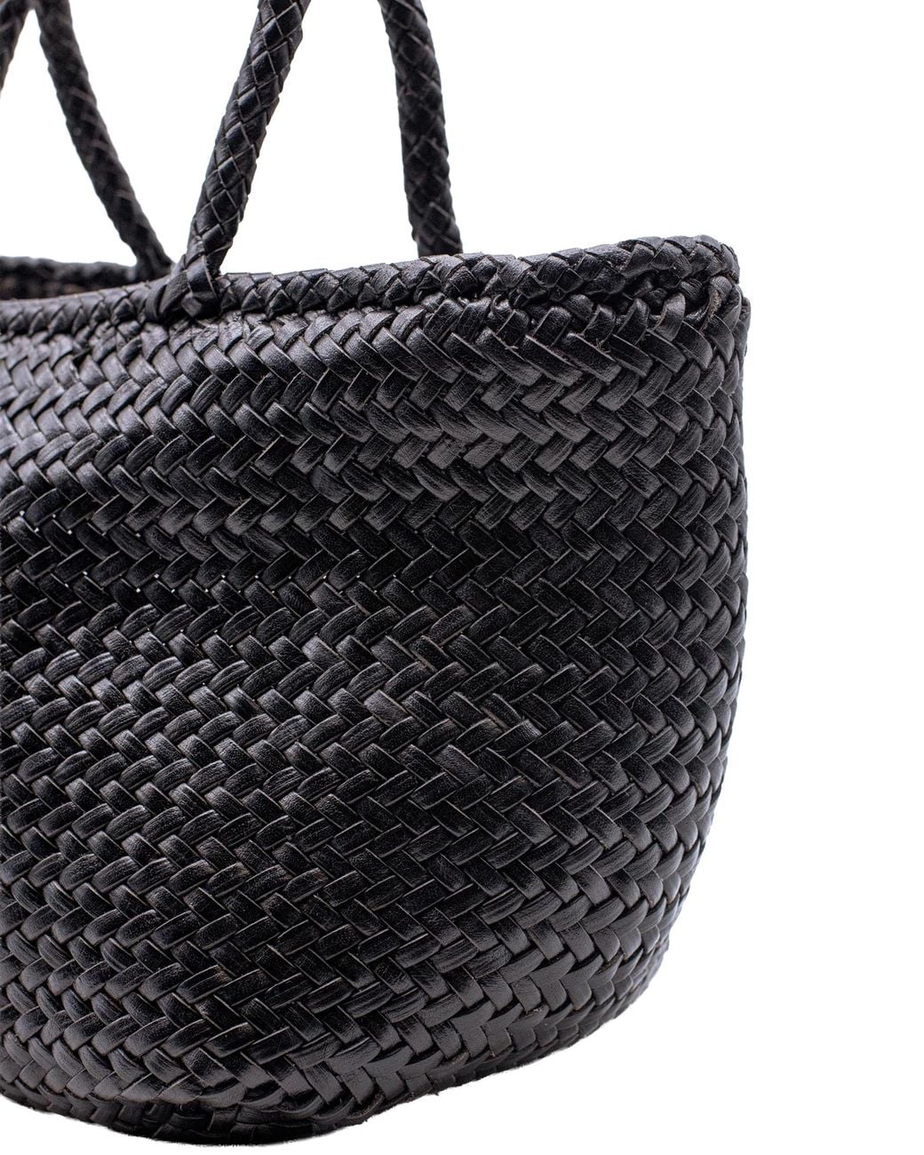 Dragon Diffusion Blue Shoulder Bag Grace Basket Buffalo Calf Leather
