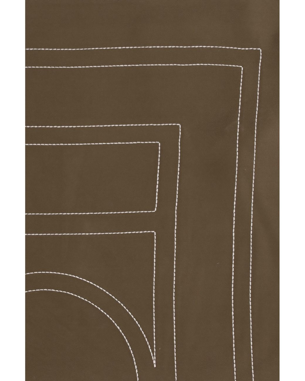 Totême White Silk Scarf