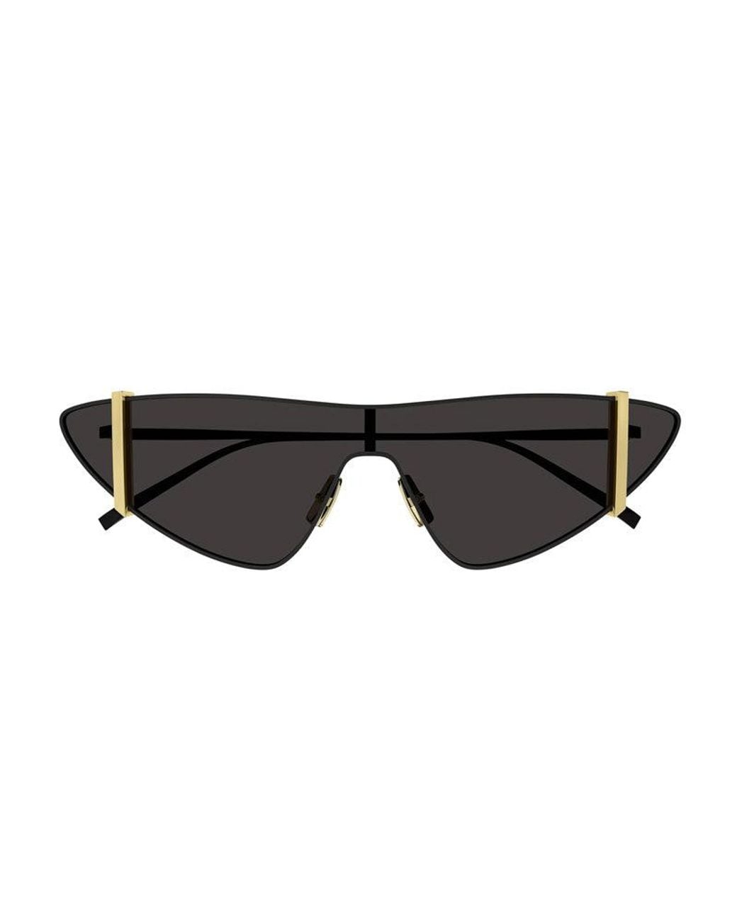 Saint Laurent Black Sunglasses Shield Full Rim, Frame And Lens Sl536001