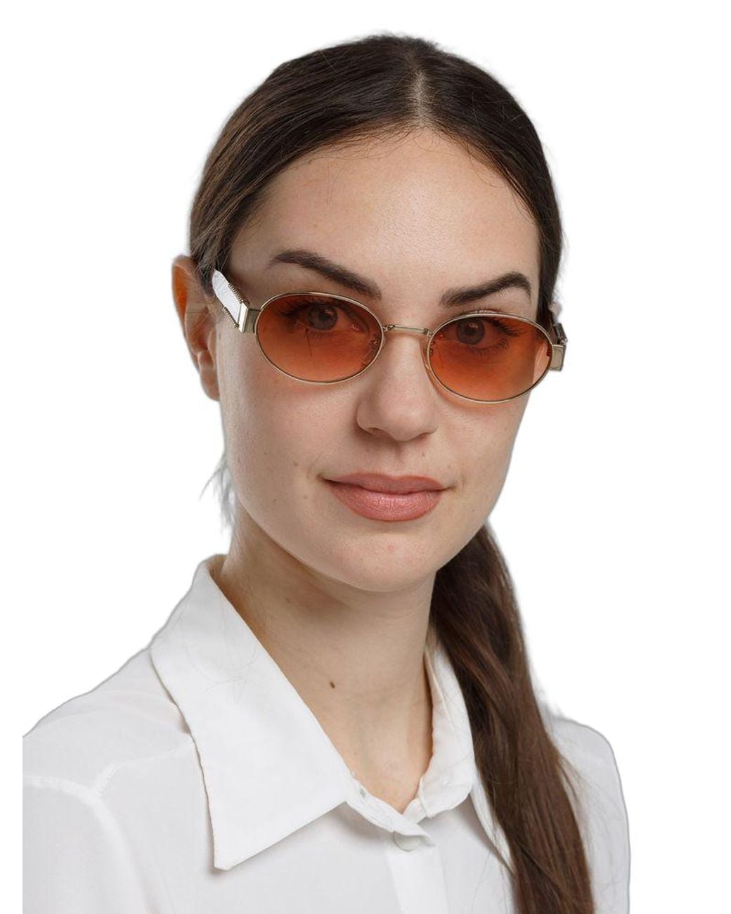 Zadig & Voltaire Brown Sunglasses Stainless Steel Eyewear