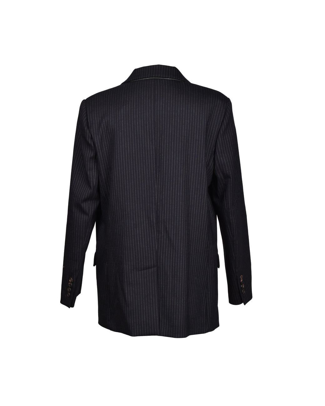 Brunello Cucinelli Blue Virgin Wool Blazer Clothing
