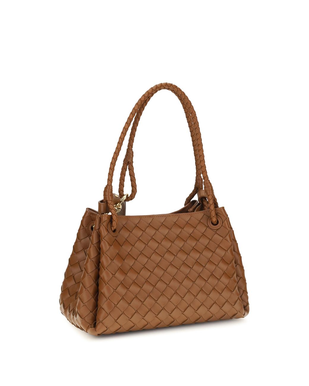 Bottega Veneta Brown Bottega Veneta Intrecciato Shoulder Bag