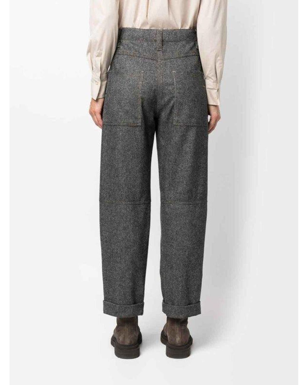 Brunello Cucinelli Gray Pants Mb104P8454_C001