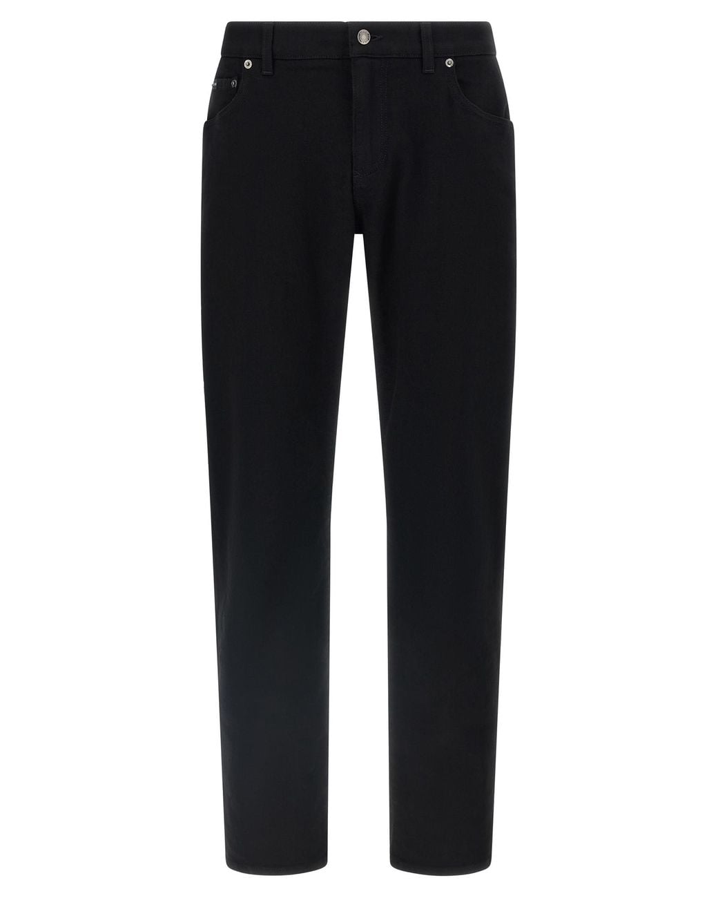 Dolce & Gabbana Black Dolce & Gabbana Cotton Slim-Fit Jeans for men