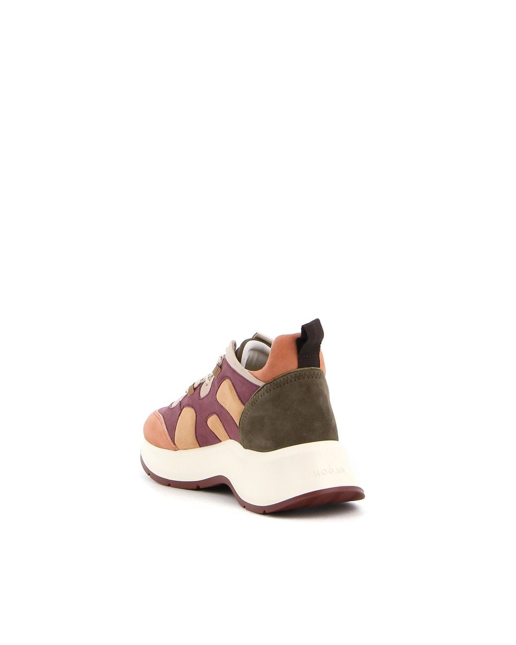 Hogan Pink H585 Colour-Block Sneakers Hxw5850Du70Cr00Ttt