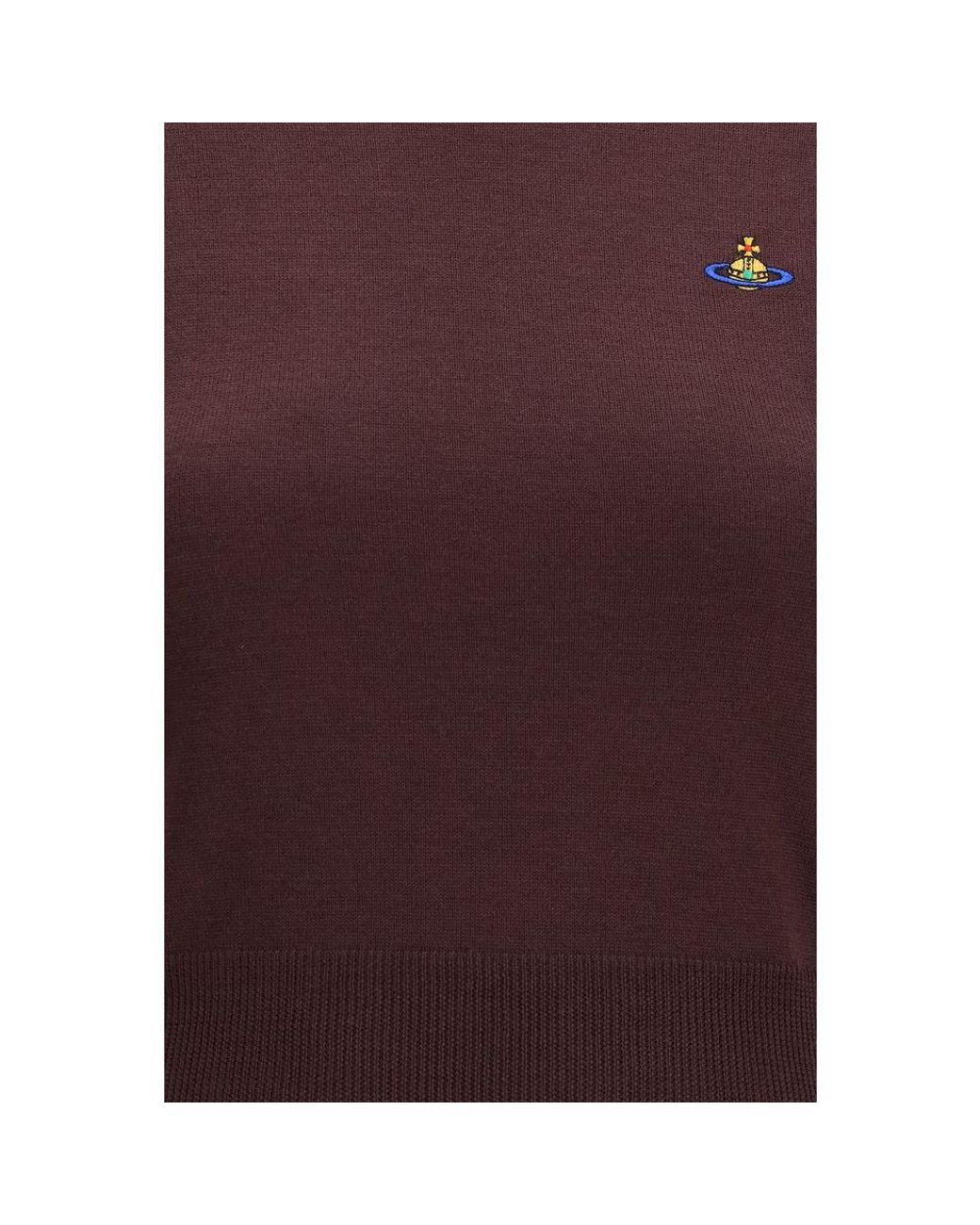Vivienne Westwood Purple Wool Oves Aries T-Shirt