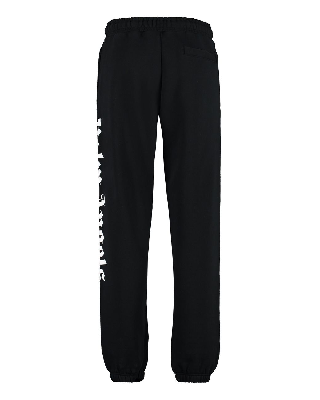 Palm Angels Black Cotton Jersey Sweatpants Track Pants for men