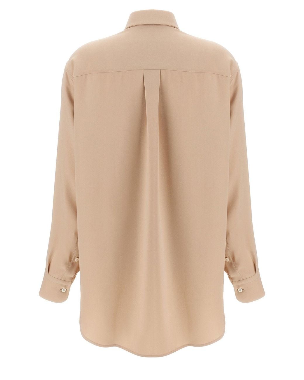Brioni Natural Silk Cady Shirt