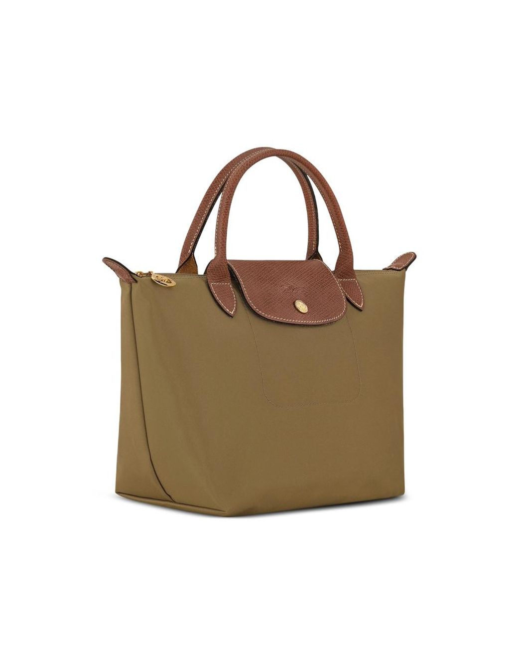 Longchamp Brown Tote Bag Le Pliage Calf Leather