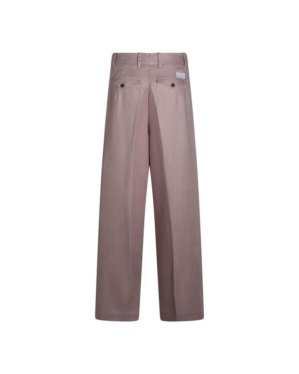 Nine:inthe:morning Purple Linen Pants