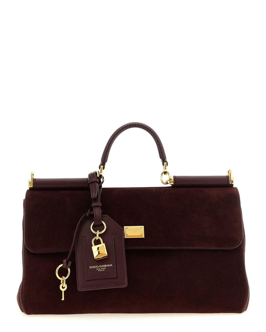 Dolce & Gabbana Brown Dolce & Gabbana My Sicily Top Handle Bag