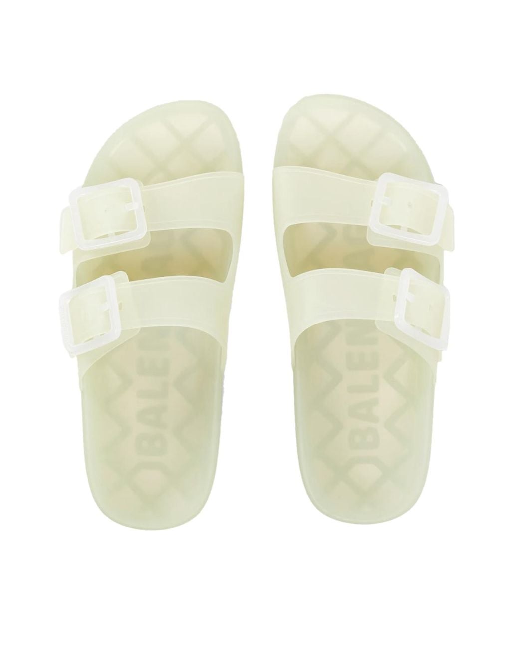 Balenciaga White Mallorca Platform Sandals Shoes