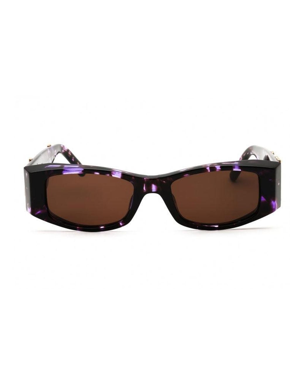 Palm Angels Brown Palm Angels Peri007Angel3464 Tortoiseshell Acetate Sunglasses