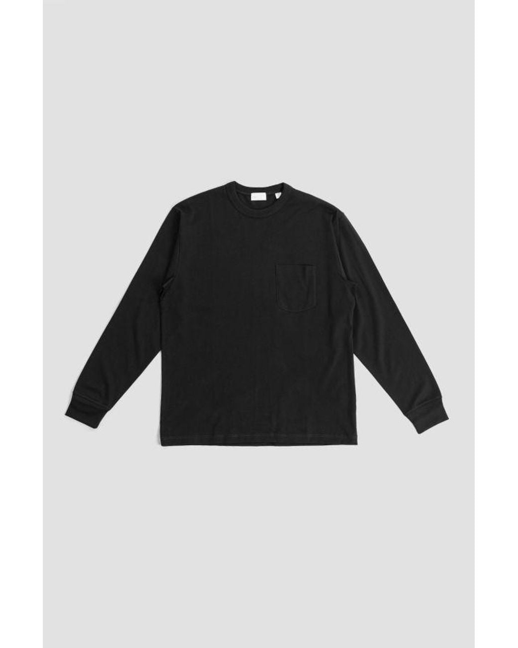 Handvaerk Black L-S Pocket T Shirt T-Shirts And Polos for men