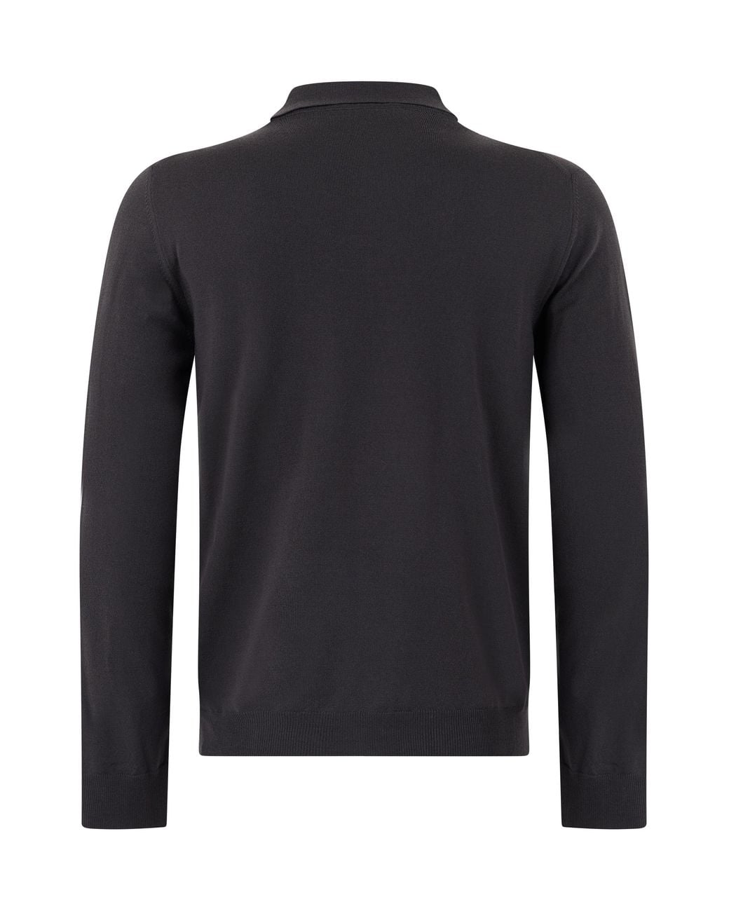 Slowear Black Wool Polo Sweater Virgin T-Shirts And Polos for men