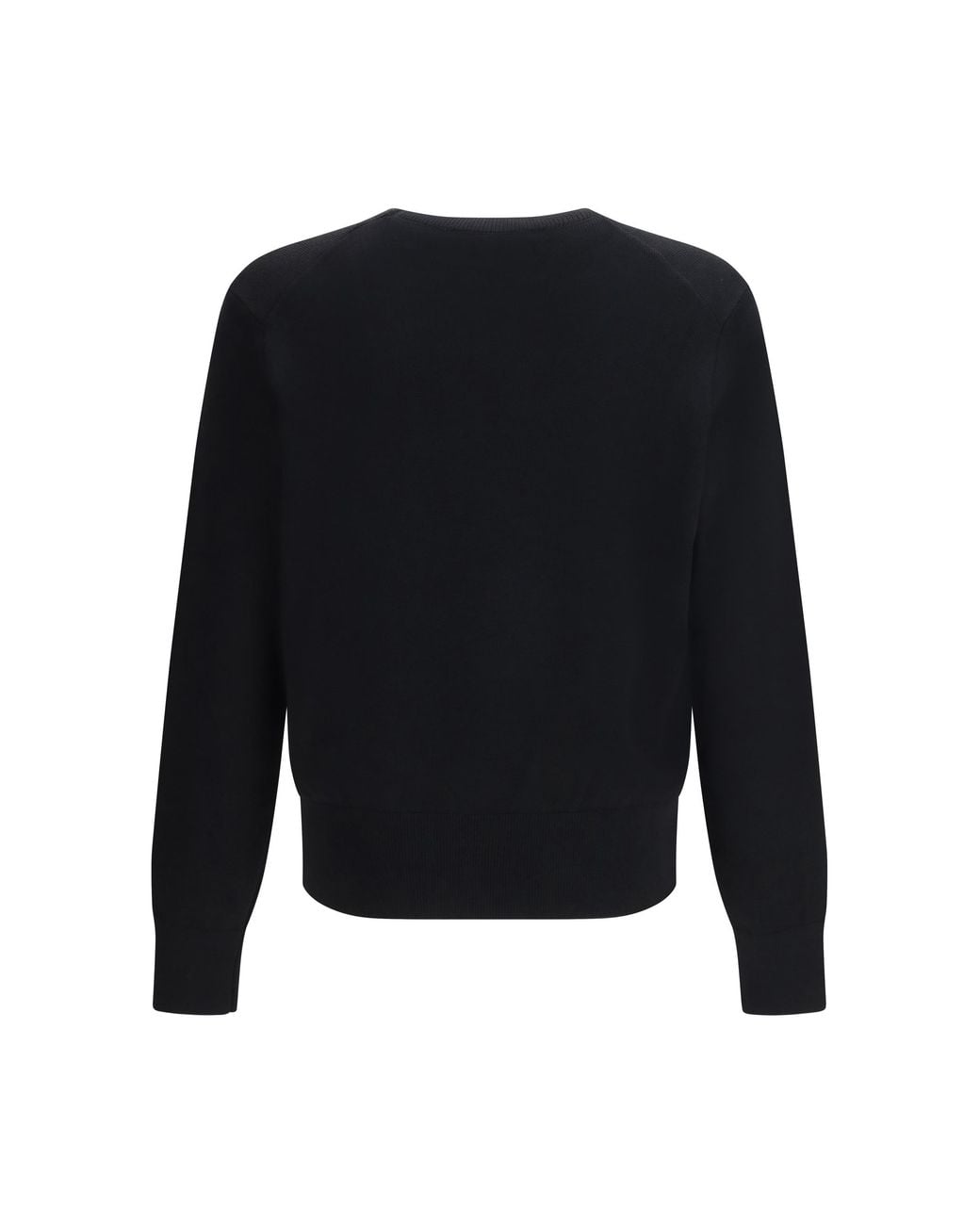 AMI Black Pull Col Rond Ami De Coeur for men