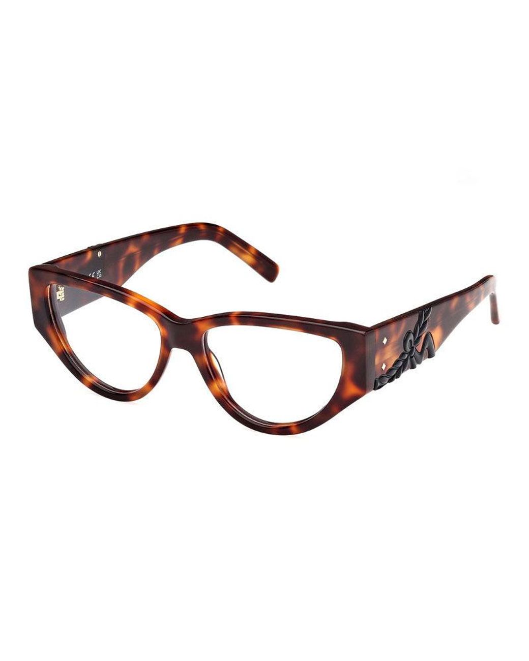 MCM Brown Mini Eyeglasses With Clear Demo Lenses