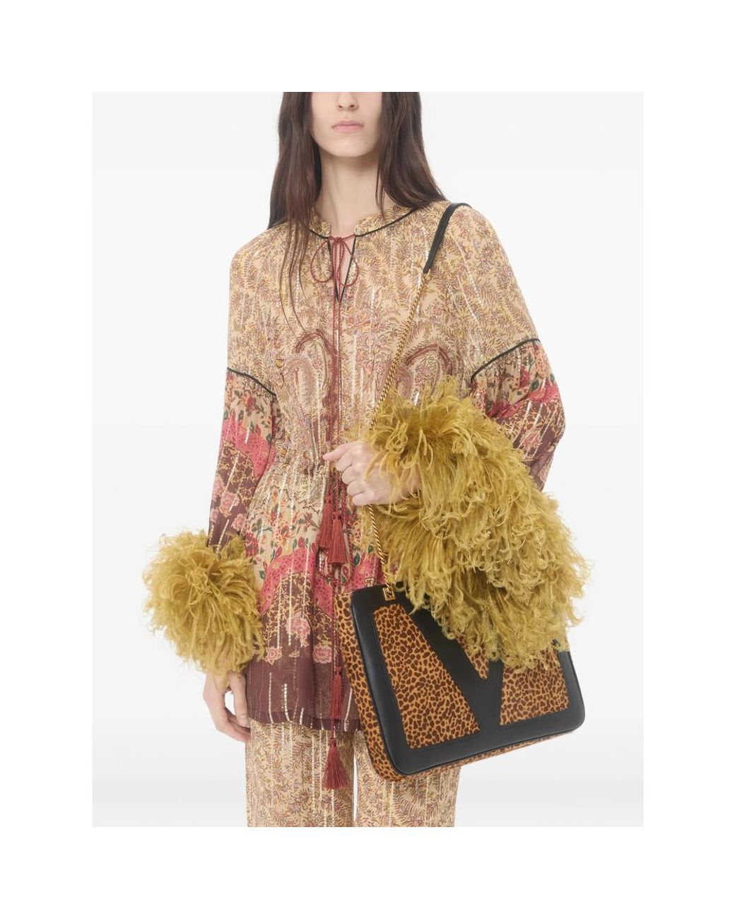 Valentino Multicolor Blouse- Silk: 92. Blouses