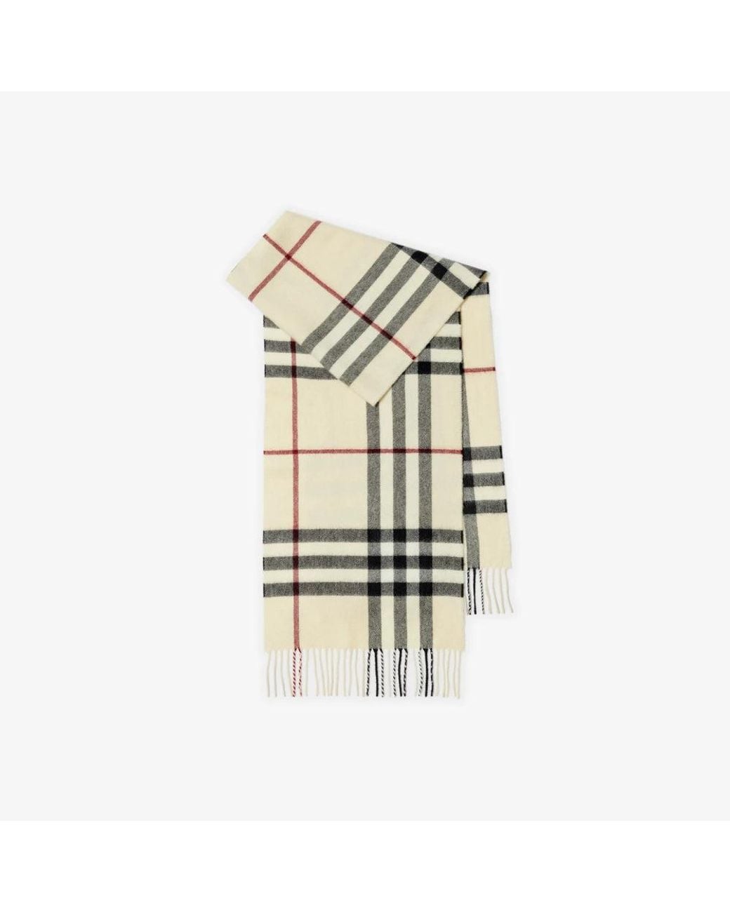 Burberry Metallic Burberry Check Wool Scarf