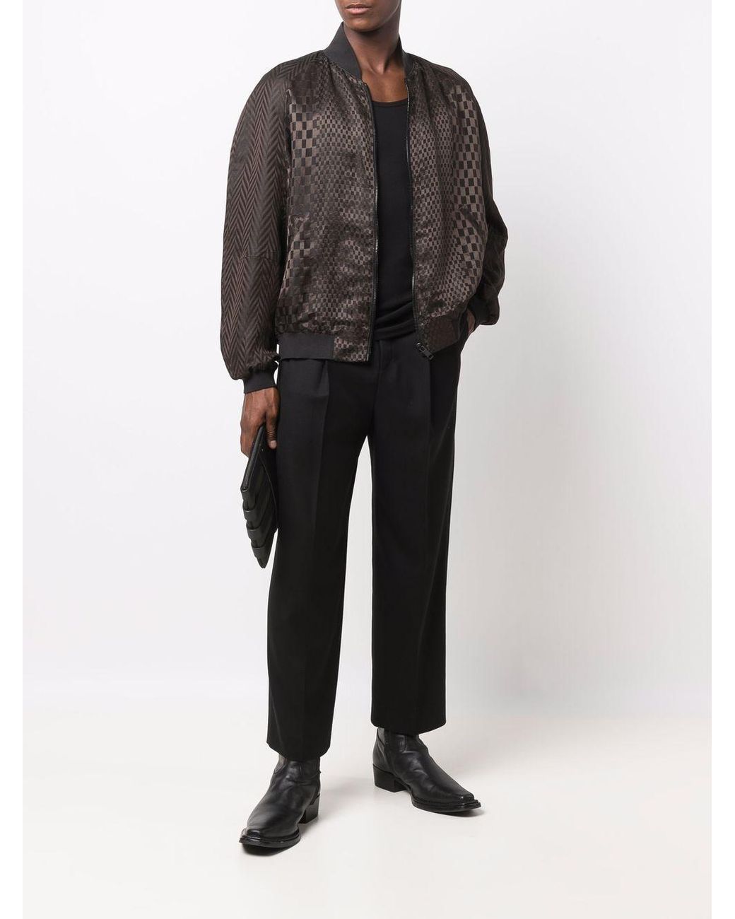 Tom Ford Black Top Sleeveless Ribbed Cotton Tops for men