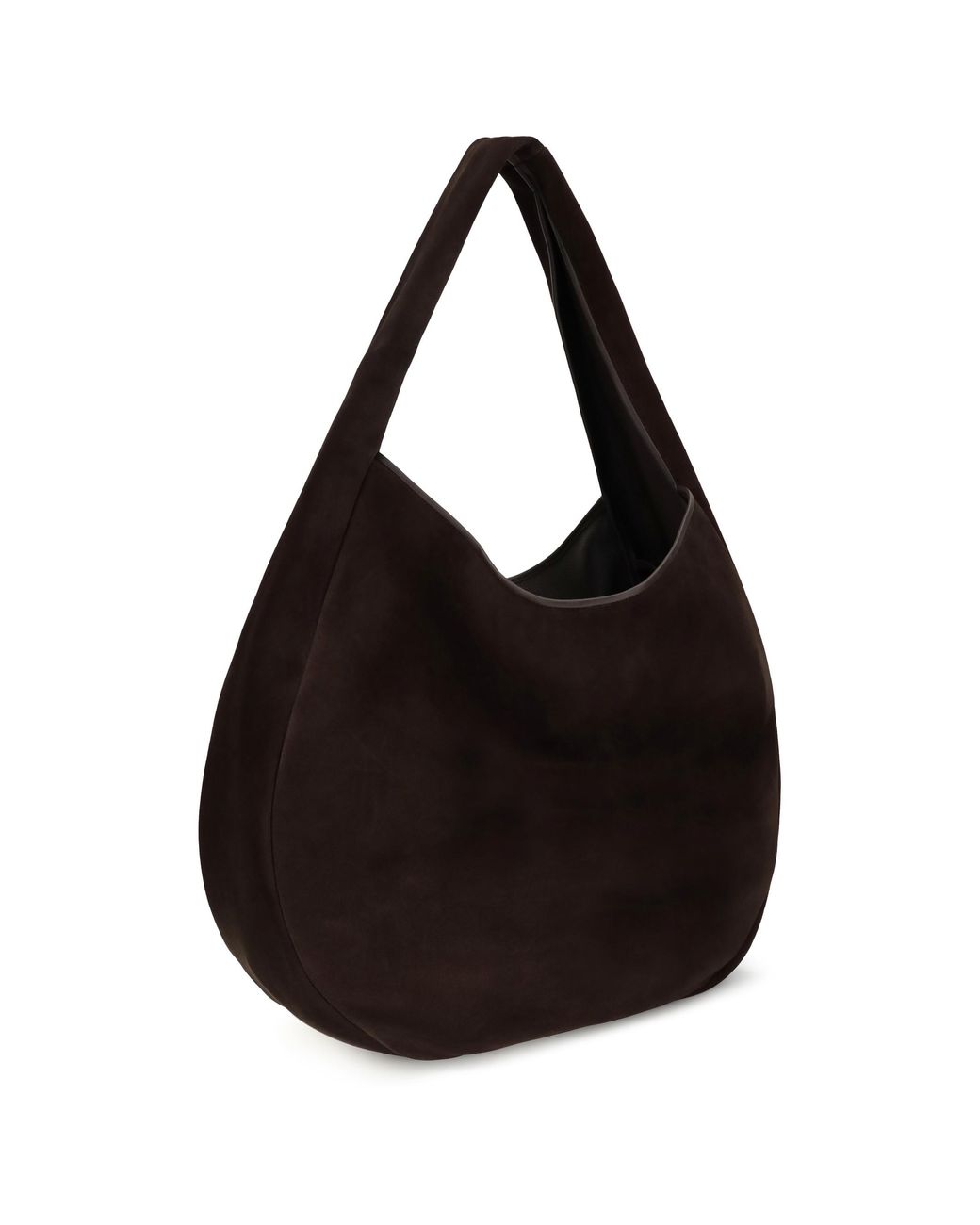Loewe Black Hobo Shoulder Bag Roomy Suede Calfskin Calf Leather for men