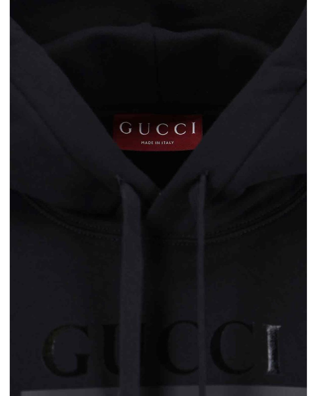 Gucci Black Logo Hoodie for men