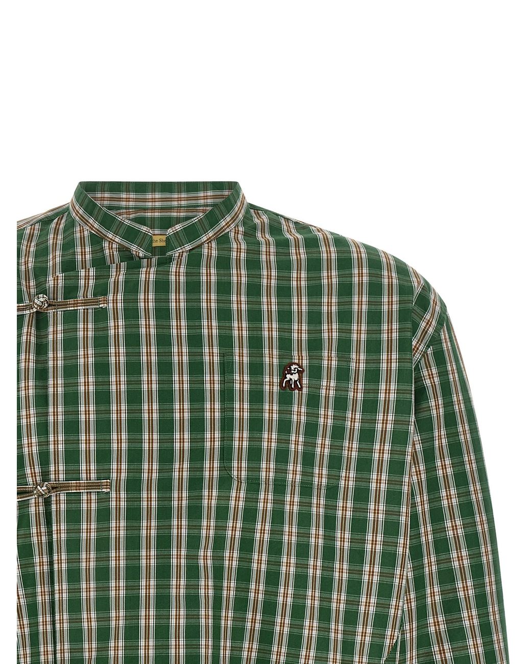 Undercover Green Cotton Blouse for men