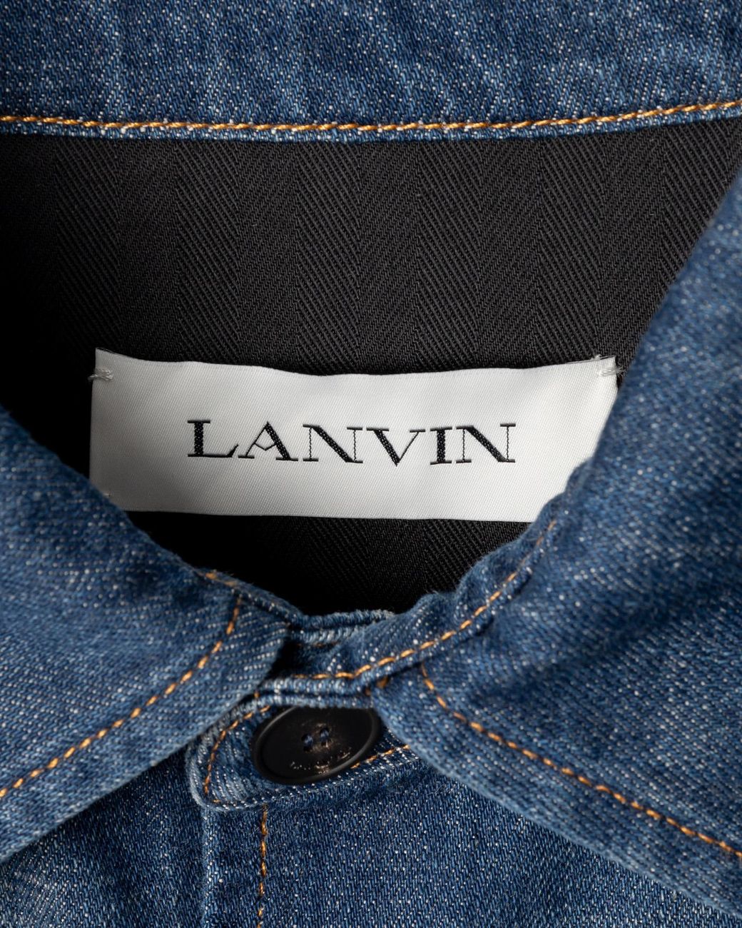 Lanvin Blue Classic Denim Shirt for men