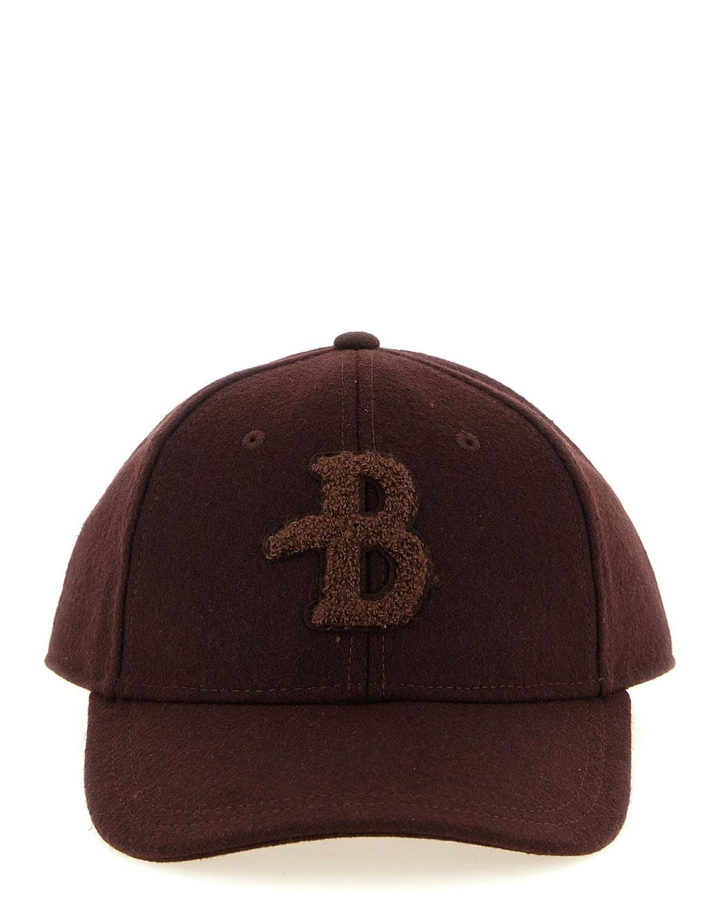 Ballantyne Brown Monogram Bouclé Patch Baseball Cap for men