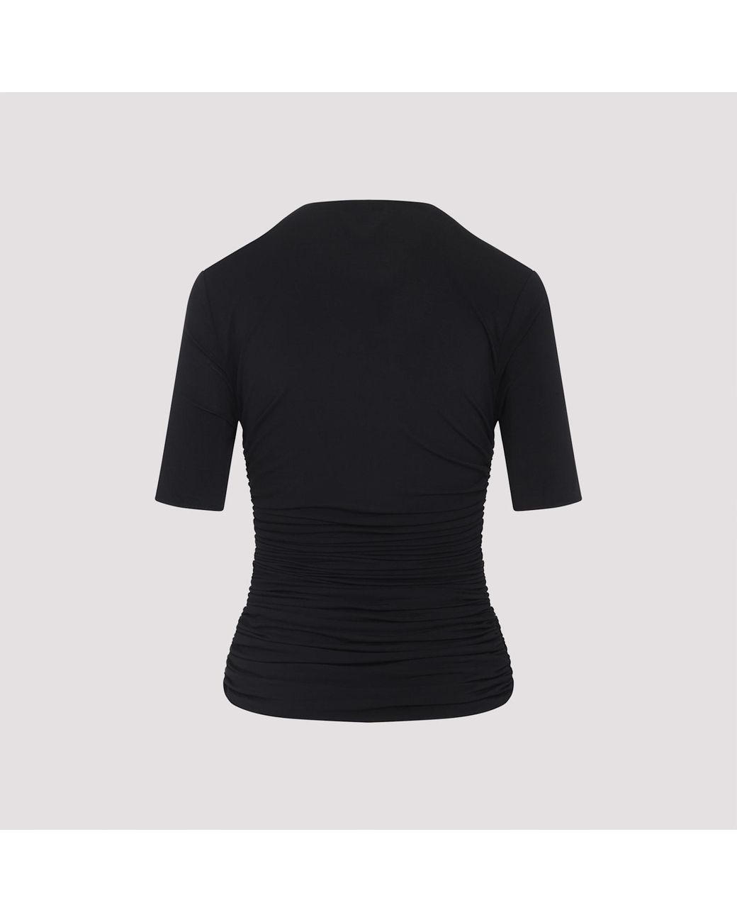 Alaïa Black Alaã¯A Pleated T-Shirt