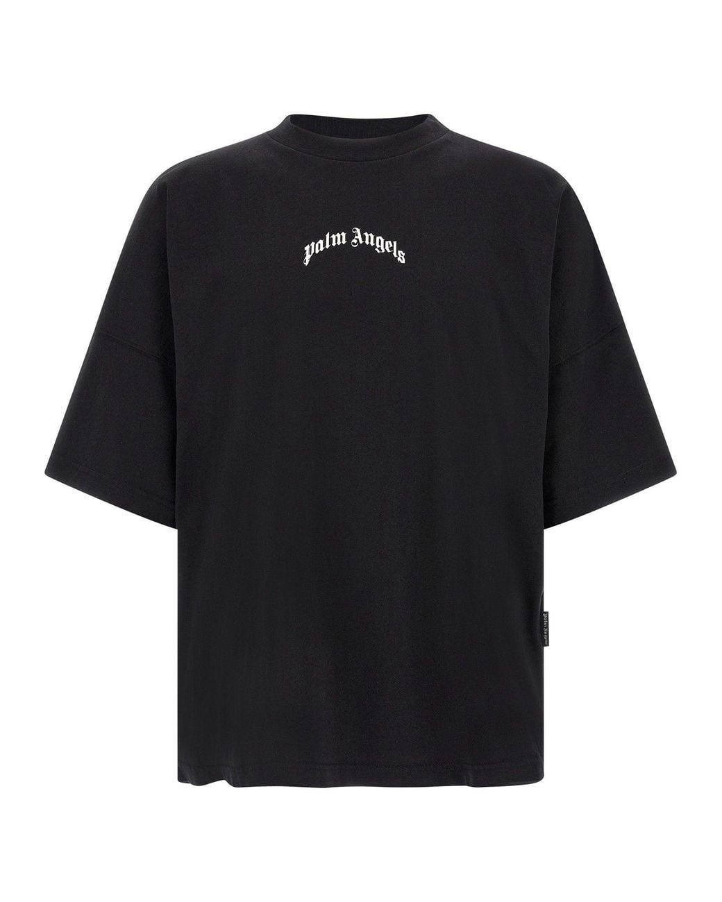 Palm Angels Black Logo-Graphic T-Shirt for men