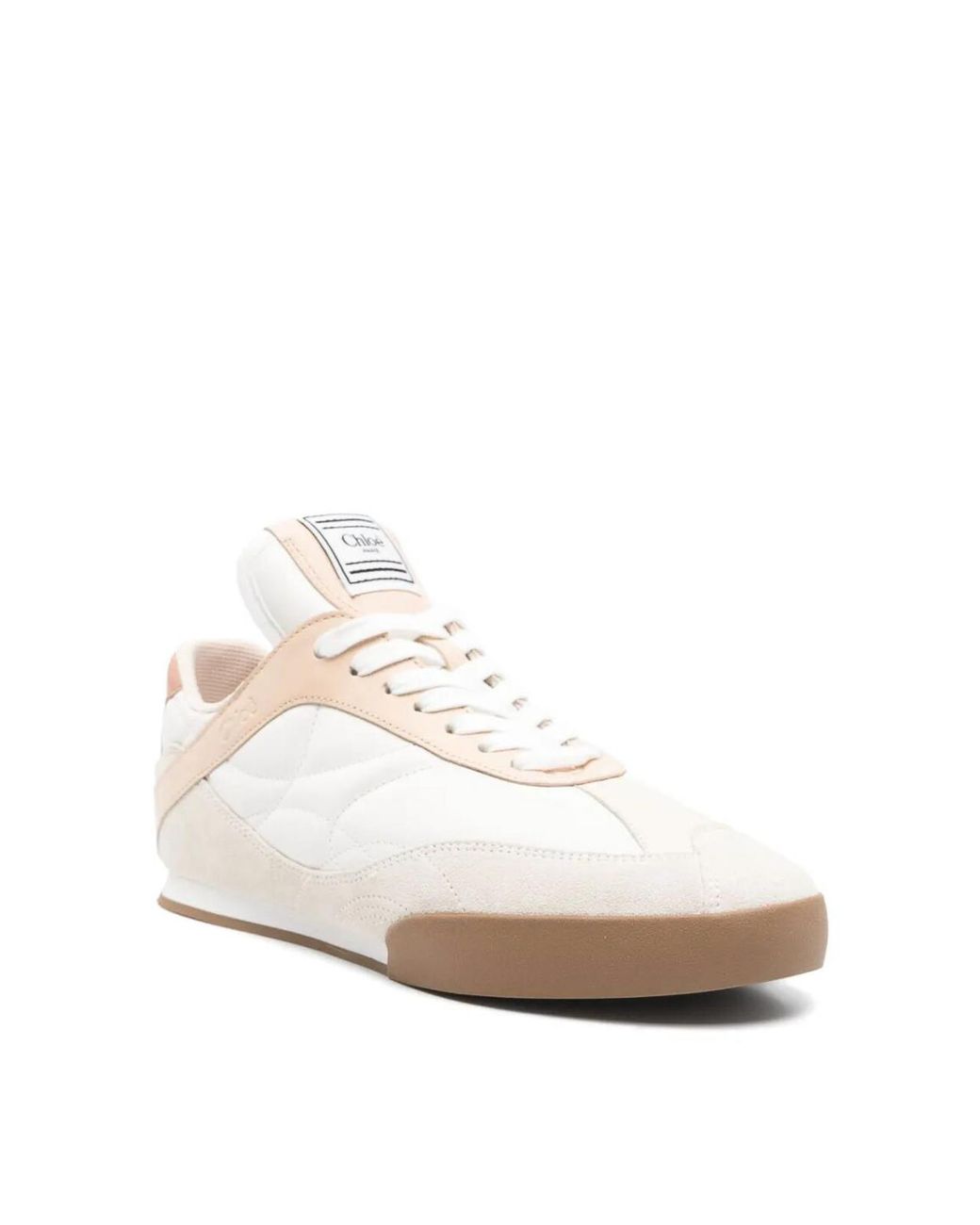 Chloé White Kick Low-Top Sneakers